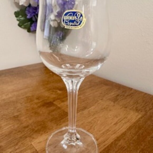 Bohemia Crystal Wine Glasses Set‎ of 6 – Vintage Czech Republic Stemware - Picture 4 of 7